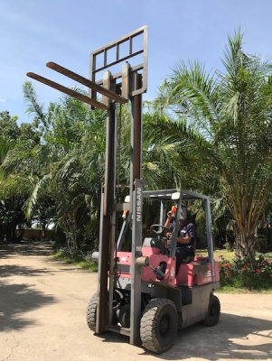 ขายFORKLIFT NISSAN FG15 สุดสวย(1.5ตัน) เสา3เมตร สวยเดิมจากญี่ปุ่น ยังไม่เคยใช้ในไทย 125,000เท่านั้น!!
