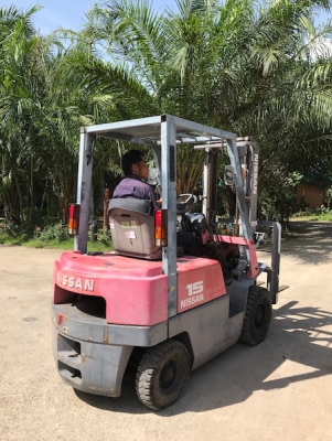 ขายFORKLIFT NISSAN FG15 สุดสวย(1.5ตัน) เสา3เมตร สวยเดิมจากญี่ปุ่น ยังไม่เคยใช้ในไทย 125,000เท่านั้น!!