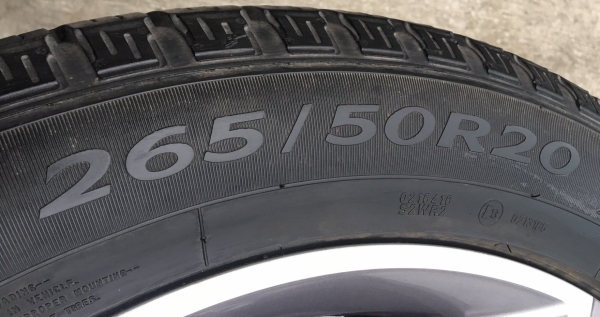 ยาง 265-50-20 GoodYear Efficentgrip SUV