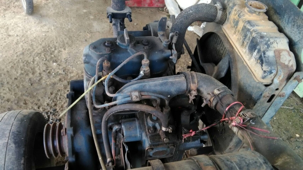 เครื่องคูโบต้ารุ่น15แรงพร้อมแท่นลากคับ