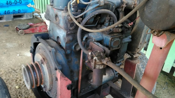 เครื่องคูโบต้ารุ่น15แรงพร้อมแท่นลากคับ