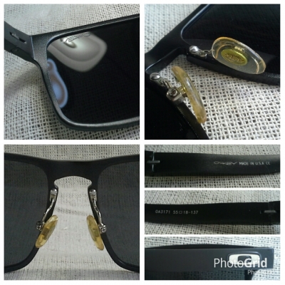แว่นตาอเมริกันแฮนด์เมด ค.ศ.2017  สุดยอดโคตรเลนส์ เฮชดี โพลาไรซ์ด  Authentic OAKLEY handmade in USA  บิ๊กไซซ์!  ตัวแท้!  จริงใจ-ไม่จิงโจ้!
