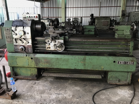 ขายแท่นกลึงต้ากัง8ฟุตรุ่น430x1490มี4เพลามีเบรคพร้อมเครื่องเงียบราคาประหยัดสามขาครบ