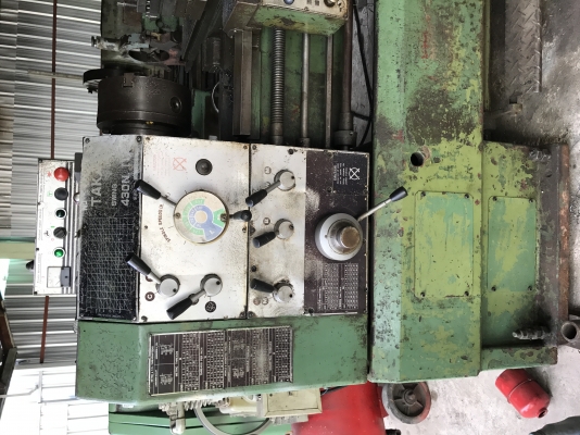 ขายแท่นกลึงต้ากัง8ฟุตรุ่น430x1490มี4เพลามีเบรคพร้อมเครื่องเงียบราคาประหยัดสามขาครบ