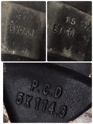 แม็กขอบ 15 5รู114.3 Made in Japan