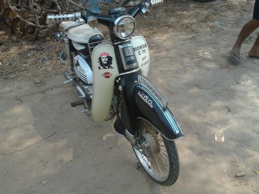 ขาย HONDA C 70 เครื่่อง LIFAN 110 CC  สตาทร์มือใช้ได้ อินวอยเครื่่องครับ ขับดี  แน่นๆ