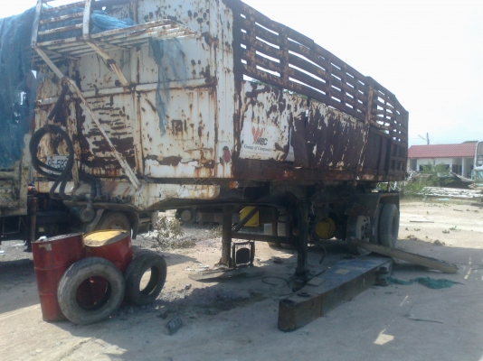 หางเซมิดั้มพ์  8 เมตร 2 คาน พร้อมกระบอกดั้มพ์