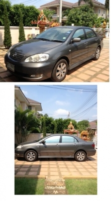 -	ขายรถยนต์ TOYOTA Altis เครื่อง 1600 cc สีเทา