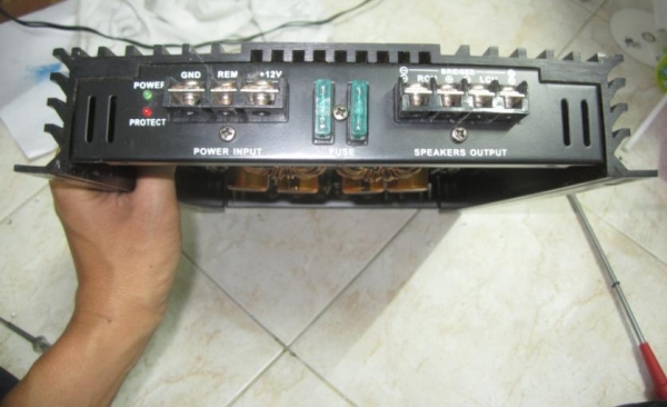 มีคลิปให้ดู!! มีคลิปให้ดู!! AMP Power Blue PB-A5600 150w(rms)x2ch เสียงดี ไม่เคยซ่อม