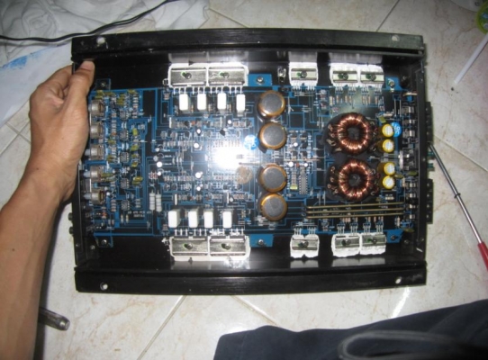 มีคลิปให้ดู!! มีคลิปให้ดู!! AMP Power Blue PB-A5600 150w(rms)x2ch เสียงดี ไม่เคยซ่อม