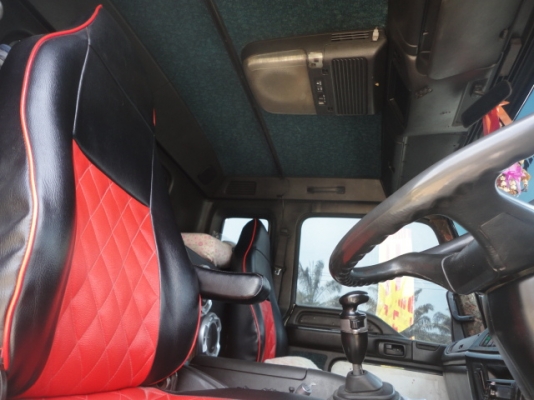 สิบล้อดั้มแม่+ลูก ISUZU 240 แรงหัวขาว ลูกสามมิตรลอนเฉียง