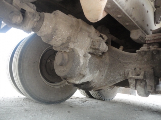 สิบล้อดั้มแม่+ลูก ISUZU 240 แรงหัวขาว ลูกสามมิตรลอนเฉียง