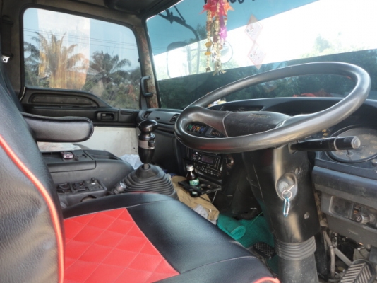 สิบล้อดั้มแม่+ลูก ISUZU 240 แรงหัวขาว ลูกสามมิตรลอนเฉียง