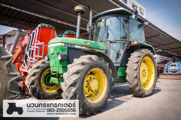 จอนเดียร์ John deere JD2650 4WD ตัวใหญ่ 80hp แรงม้า สภาพสวยมาก มือสองจากญี่ปุ่น ใช้งานน้อย มีตู้แอร์อย่างดี ขายราคา 500,000 บาทครับ