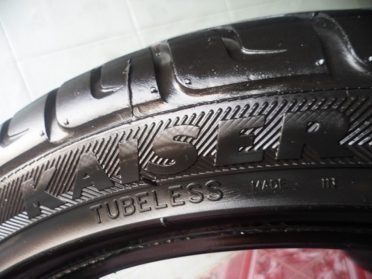 ยาง225/40/18"ดอกเต็มๆ(1เส้น ขาย1,400บ.)KAISER(2409)