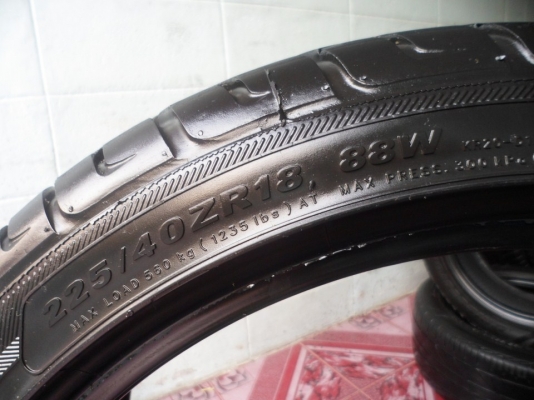 ยาง225/40/18"ดอกเต็มๆ(1เส้น ขาย1,400บ.)KAISER(2409)