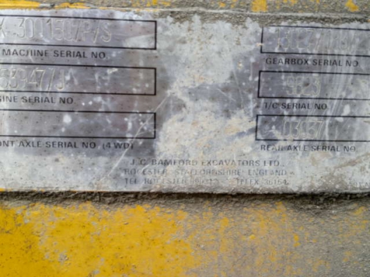 ขายรถตัก หน้า-ขุดหลัง JCB- C549DNE เพลาเดียว ซีเรี้ยล.300.000 กว่า ขายตามสภาพ ใช้งานได้