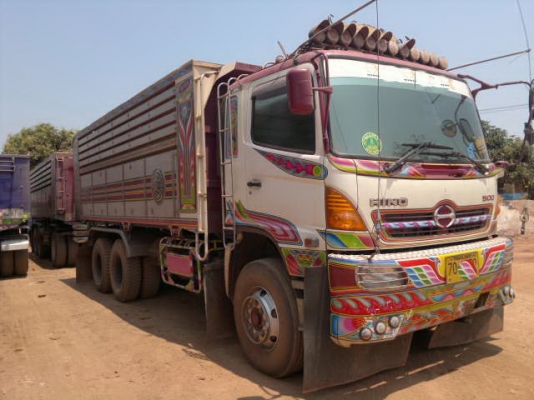 ขายรถพ่วง 22 ล้อ 2 เพลา กระบะเนียมดั้ม HINO 344 ซีรี้.500 ปี.53 รถสวย จัดแนนซ์ได้ สนใจโทร