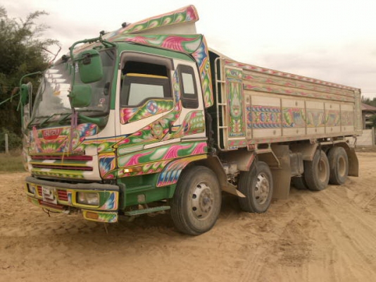 ขายรถ 24 ล้อ 2 เพลา แม่-ลูก กระบะเนียมดั้มดิน ISUZU G