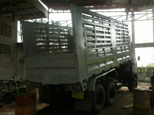 ขายรถ 10 ล้อ 2 เพลา กระบะเหล็กคอกเกษตรดั้ม มีระบบลากลูก HINO FM3M M10C เครื่องฟิตใหม่ ยางใหม่ 10 เส้น สวยๆ สนใจโทร