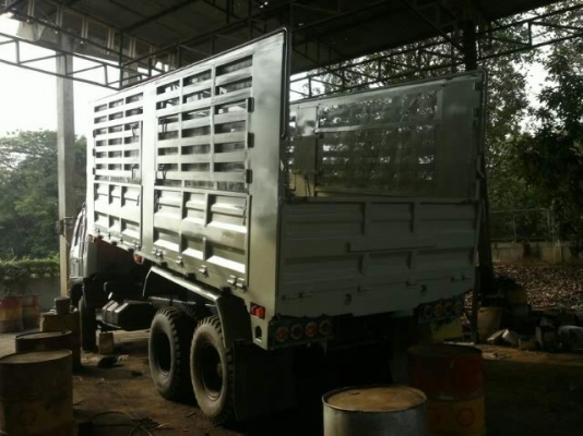 ขายรถ 10 ล้อ 2 เพลา กระบะเหล็กคอกเกษตรดั้ม มีระบบลากลูก HINO FM3M M10C เครื่องฟิตใหม่ ยางใหม่ 10 เส้น สวยๆ สนใจโทร