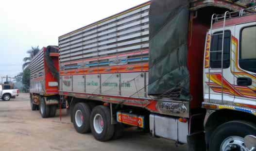 ขายรถพ่วง 18 ล้อ 2 เพลา แม่-ลุก กระบะเนียมคอกเกษตรดั้ม ISUZU DECA 270 ปี.47 ยูโรทู รถสวยมาก สนใจโทร