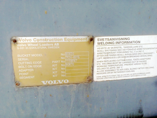 ขายรถตักVOLVO BM