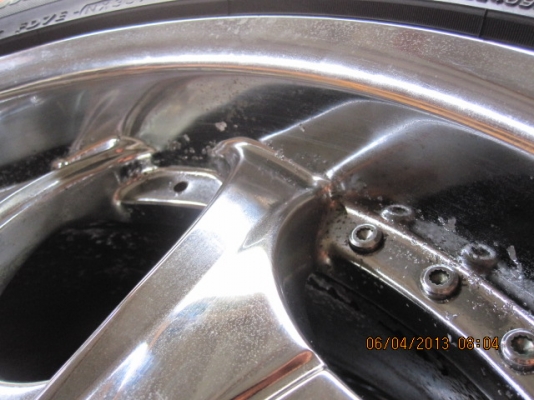 แม็กนอก Touchdownสีโครเมียม 6 รูขอบ 20 พร้อมยาง ถูกๆ