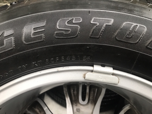 ล้อแม็ก ฟอร์ด เอเวอเรตต์ ขอบ18 พร้อมยาง Bridgestone 265-60-18 ปลายปี 15
