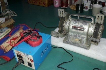 ขายหม้อแปลงไฟฟ้า220V 500W เป็นไฟออก100-110V มือสองสภาพดี