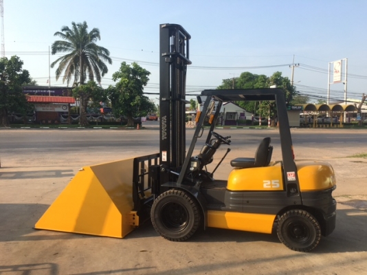 ขายรถโฟลคลิฟท์ TOYOTA  6FD25 ,เสายกสูง 5 เมตร , เครื่องยนต์ดีเซล 1DZ  ,งาปรับคว่ำหงาย , ปุ้งกี๋ ปากกว้าง 1.7 เมตร , รถนำเข้าแท้จากญี่ปุ่น 100\%  ( รถไม่เคยใช้งานในเมืองไทย นำเข้าจากญี่ปุ่น )