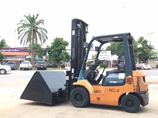 ขายรถโฟลคลิฟท์ TOYOTA  7FD10 ,ใหม่ล่าสุด , เสายกสูง 4 เมตร , เครื่องยนต์ดีเซล 1DZ-II  ,งาปรับคว่ำหงาย , ปุ้งกี๋ ปากกว้าง 1.5 เมตร , รถนำเข้าแท้จากญี่ปุ่น 100\%  ( รถไม่เคยใช้งานในเมืองไทย นำเข้าจากญี่ปุ่น )