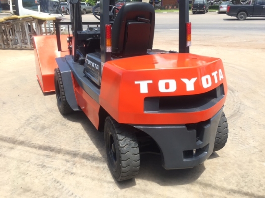 ขายรถโฟลคลิฟท์ TOYOTA  4FD24 ,เสายกสูง 4 เมตร , เครื่องยนต์ดีเซล 2J  ,งาปรับคว่ำหงาย , ปุ้งกี๋ ปากกว้าง 1.7 เมตร , รถนำเข้าแท้จากญี่ปุ่น 100\%  ( รถไม่เคยใช้งานในเมืองไทย นำเข้าจากญี่ปุ่น )