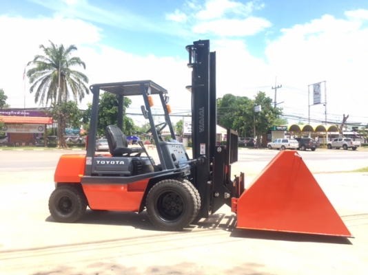 ขายรถโฟลคลิฟท์ TOYOTA  4FD24 ,เสายกสูง 4 เมตร , เครื่องยนต์ดีเซล 2J  ,งาปรับคว่ำหงาย , ปุ้งกี๋ ปากกว้าง 1.7 เมตร , รถนำเข้าแท้จากญี่ปุ่น 100\%  ( รถไม่เคยใช้งานในเมืองไทย นำเข้าจากญี่ปุ่น )