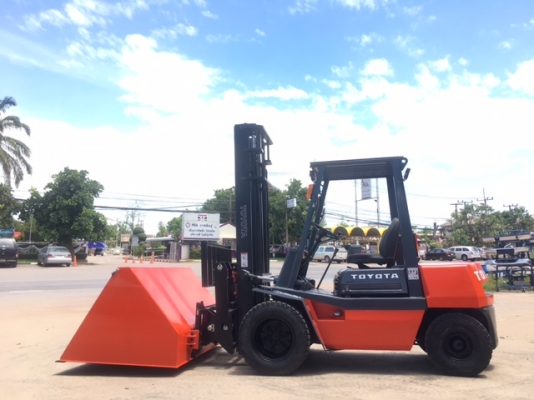 ขายรถโฟลคลิฟท์ TOYOTA  4FD24 ,เสายกสูง 4 เมตร , เครื่องยนต์ดีเซล 2J  ,งาปรับคว่ำหงาย , ปุ้งกี๋ ปากกว้าง 1.7 เมตร , รถนำเข้าแท้จากญี่ปุ่น 100\%  ( รถไม่เคยใช้งานในเมืองไทย นำเข้าจากญี่ปุ่น )