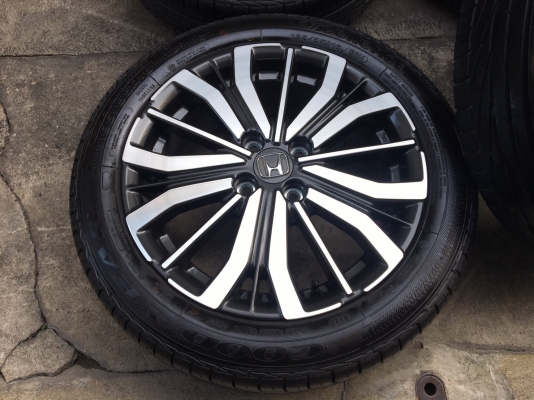 ล้อแม็กป้ายแดง Honda City 2017 ตัวท็อป ขอบ 16 พร้อมยางป้ายแดง 185-55-16 ปี 17