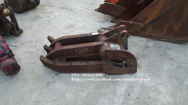 FROM JAPANตัวคีบปากหนีบไม้ FORK GRAB***สำหรับรถขุดไซค์ 40,45,50,55 /สวมบูทสลัก45มิล / ราคาเพียง 29,000 บาท สนใจติดต่อ 0819337688