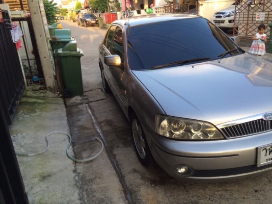 FORD LASER ตัวท๊อป ดิส 4ล้อ ออโต้ ปี2003 เเก๊สไม่ลงเล่ม รถบ้านเครื่องเกียร์ดี หน้าหลังเดิมภายในสะอาดเหมือนใหม่ กระจกไฟฟ้า เซ็นเซอร์ถอย เเอร์เย็นเจี๊ยบ ฟิมล์ไฮคูลติดมาใหม่ ช่วงล่างดี ยางดี ปี2016 สีสวย พร้อมใช้งาน ภาษีเพิ่งต่อมาป 3 เอกสารครบ ราคาสุดคุ้ม 89