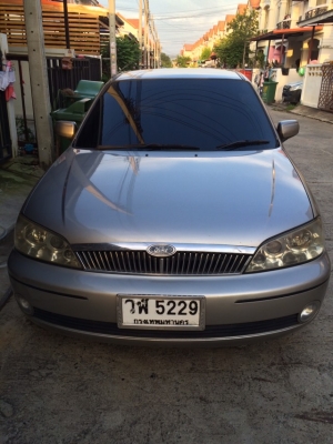 FORD LASER ตัวท๊อป ดิส 4ล้อ ออโต้ ปี2003 เเก๊สไม่ลงเล่ม รถบ้านเครื่องเกียร์ดี หน้าหลังเดิมภายในสะอาดเหมือนใหม่ กระจกไฟฟ้า เซ็นเซอร์ถอย เเอร์เย็นเจี๊ยบ ฟิมล์ไฮคูลติดมาใหม่ ช่วงล่างดี ยางดี ปี2016 สีสวย พร้อมใช้งาน ภาษีเพิ่งต่อมาป 3 เอกสารครบ ราคาสุดคุ้ม 89
