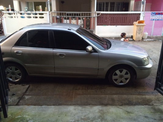 FORD LASER ตัวท๊อป ดิส 4ล้อ ออโต้ ปี2003 เเก๊สไม่ลงเล่ม รถบ้านเครื่องเกียร์ดี หน้าหลังเดิมภายในสะอาดเหมือนใหม่ กระจกไฟฟ้า เซ็นเซอร์ถอย เเอร์เย็นเจี๊ยบ ฟิมล์ไฮคูลติดมาใหม่ ช่วงล่างดี ยางดี ปี2016 สีสวย พร้อมใช้งาน ภาษีเพิ่งต่อมาป 3 เอกสารครบ ราคาสุดคุ้ม 89