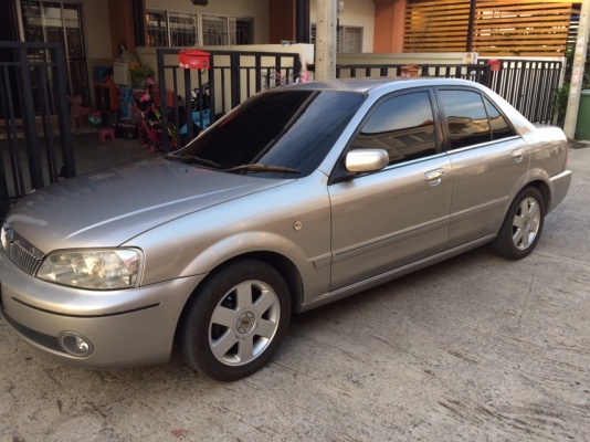 FORD LASER ตัวท๊อป ดิส 4ล้อ ออโต้ ปี2003 เเก๊สไม่ลงเล่ม รถบ้านเครื่องเกียร์ดี หน้าหลังเดิมภายในสะอาดเหมือนใหม่ กระจกไฟฟ้า เซ็นเซอร์ถอย เเอร์เย็นเจี๊ยบ ฟิมล์ไฮคูลติดมาใหม่ ช่วงล่างดี ยางดี ปี2016 สีสวย พร้อมใช้งาน ภาษีเพิ่งต่อมาป 3 เอกสารครบ ราคาสุดคุ้ม 89