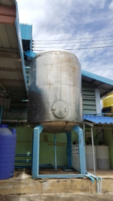 ขายถังน้ำสแตนเลส ขนาด 2500 ลิตร ตราเพชร สภาพดี ขายถังน้ำสแตนเลส ขนาด 2500 ลิตร ตราเพชร สภาพดี