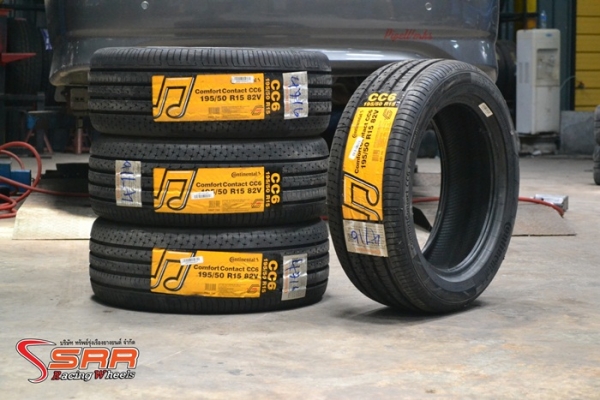 CONTINENTAL CC6 195/50R15 เส้นละ 2,250 บาท CONTINENTAL CC6 195/50R15 เส้นละ 2,250 บาท