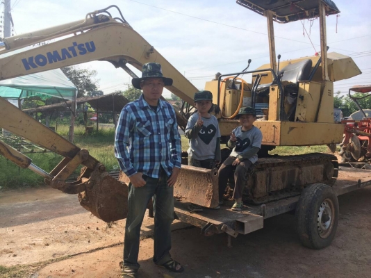 komatsu pc 35 พร้อมใช้งาน เครื่องดี ปั้มแรง ไม่ตก