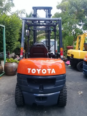 +++ ขายโฟล์คลิฟท์ TOYOTA 6FD25 ขนาด 2.5 ตัน เครื่องยนต์ดีเซล เสา 4.5 เมตร ฮิ้งค์โฟล์ค งากระดก เกียร์ธรรมดา ล้อหน้าคู่ ยางตันใหม่ครับ +++ ขายโฟล์คลิฟท์ TOYOTA 6FD25 ขนาด 2.5 ตัน เครื่องยนต์ดีเซล เสา 4.5 เมตร ฮิ้งค์โฟล์ค งากระดก เกียร์ธรรมดา ล้อหน้าคู่ ยางตันใหม่ครับ