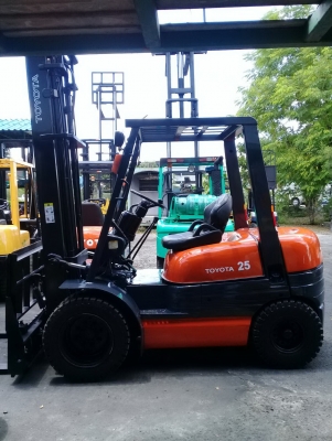 +++ ขายโฟล์คลิฟท์ TOYOTA 6FD25 ขนาด 2.5 ตัน เครื่องยนต์ดีเซล เสา 4.5 เมตร ฮิ้งค์โฟล์ค งากระดก เกียร์ธรรมดา ล้อหน้าคู่ ยางตันใหม่ครับ +++ ขายโฟล์คลิฟท์ TOYOTA 6FD25 ขนาด 2.5 ตัน เครื่องยนต์ดีเซล เสา 4.5 เมตร ฮิ้งค์โฟล์ค งากระดก เกียร์ธรรมดา ล้อหน้าคู่ ยางตันใหม่ครับ