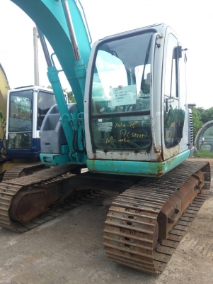 ขายKOBELCO SK135SR-1E  YY02  ปี 2002  เก่าญี่ปุ่นแท้  มีลายแย๊ก  7, XXX  ชั่วโมง สภาพสวย พร้อมใช้ โร  089-3818694  ดวงนภา