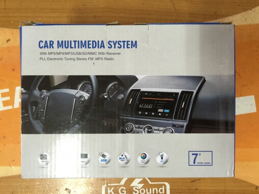 ขายเครื่องเล่นวิทยุจอ 2 Din &quot;Car multimedia system&quot; 7018B