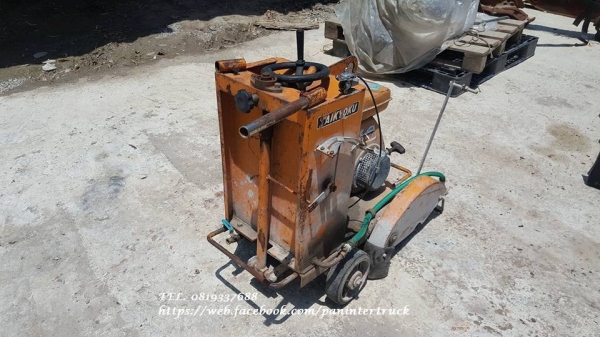 FROM JAPAN CONCRETE CUTTER เครื่องตัดคอนกรีต: TACOM /เครื่องยนต์ROBIN :EY28 /จำนวน 1 ตัว /ราคาเพียง 15,000 บาท/ สนใจติดต่อ 0819337688
