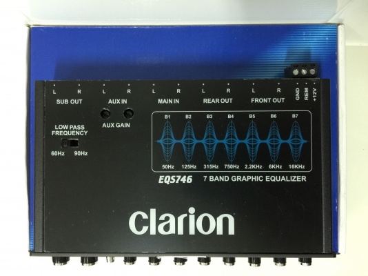 ขายปรีแอมป์ยี่ห้อ Clarion รุ่น EQS746 คุณภาพเสียงดีแนว SQ ขายปรีแอมป์ยี่ห้อ Clarion รุ่น EQS746 คุณภาพเสียงดีแนว SQ